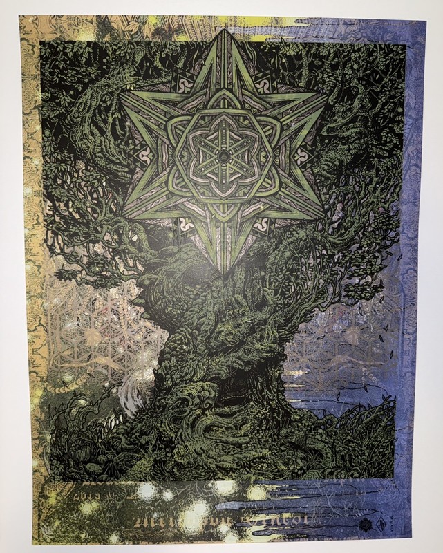 RICHEY BECKETT Thomas Hooper Aaron Turner 18x24" One-Of-A-Kind Test Print Poster