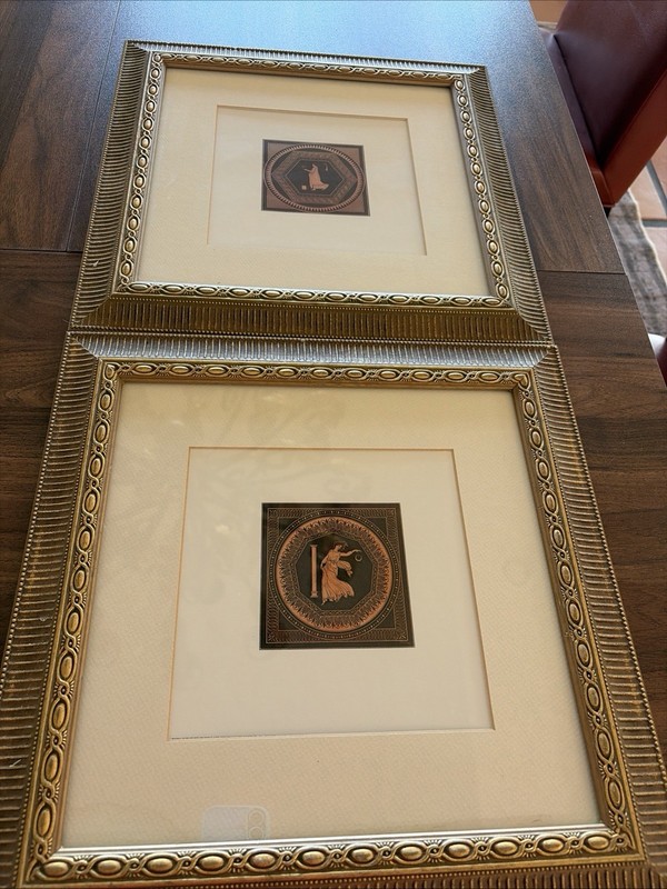 Antique Vases Sir William Hamilton Framed Print Greek Vase Roman Art Gold