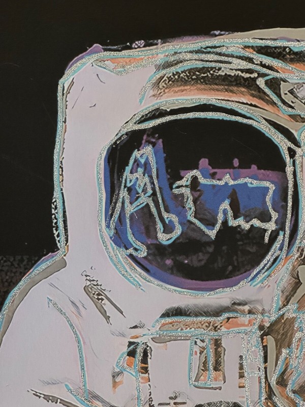 ANDY WARHOL- "Moonwalk"- Trial Screenprint- Lt. Purple-Diam.Dust-Museum Quality gallery