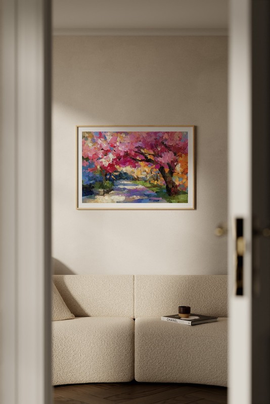 Cherry Blossom Japan 36x24 Giclée Art Print Ltd 1/25 Signed COA Rombley H1 gallery