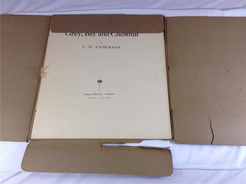 1955 C.W. Anderson Gray, Bay and Chestnut, Man O' War, Grey Ghost Horse Prints gallery