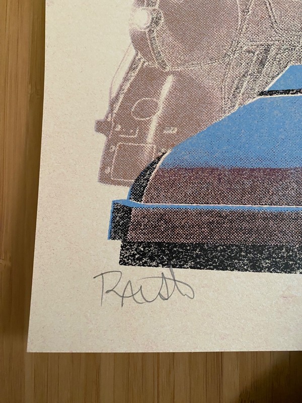 *SIGNED* Jason Raish Poster "The Iron Giant" Red AP 8/15 - 24x36” Screen Print gallery