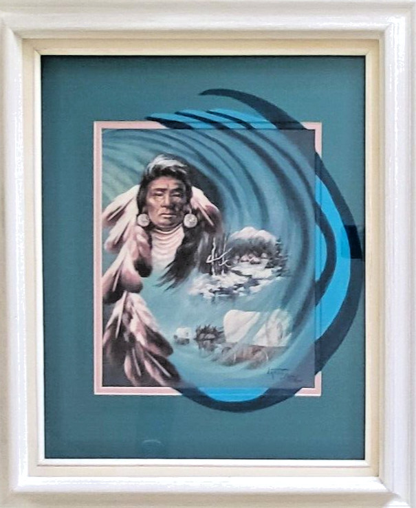 Artist Valencia Lance Signed Print Come Into My Circle #40/520 COA 26 x 22 in. gallery