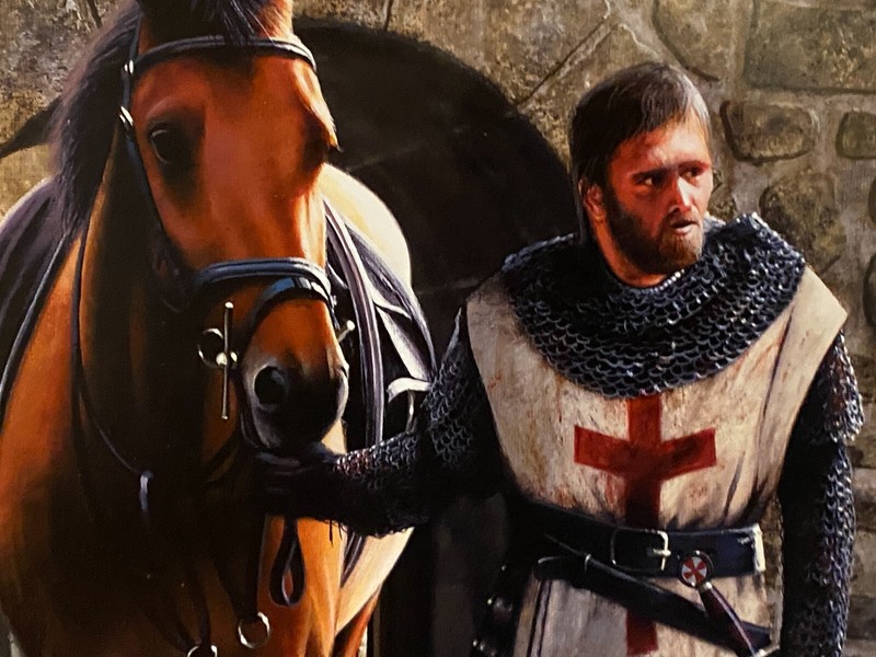 No 1 SIGNED EDITIONMedieval history art print The Knights Templar The homecoming gallery