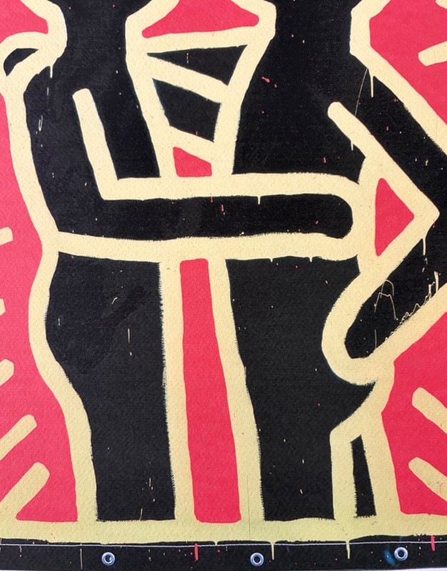 Keith Haring (After) Untitled "Couple" Limited Edition (81/150) Lithograph gallery
