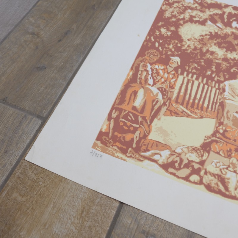 Lloyd Van Pitterson Jamaican People Art Signed Limited Edition Serigraph 3/950 gallery