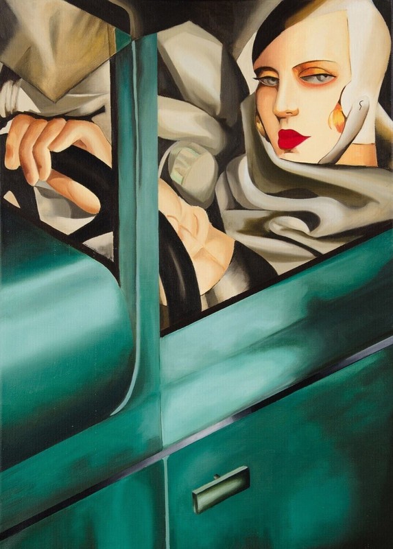 tamara de lempicka  Canvas Wall art 20×30 inches