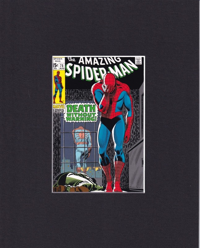 8X10″ Matted Art Print Marvel Comic Book Cover: The Amazing Spider-Man #75