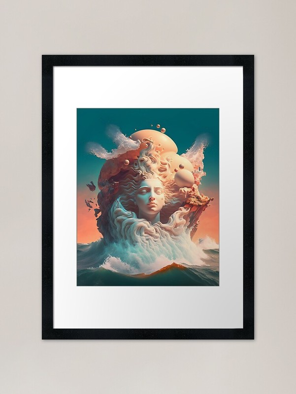The Birth of Venus, Venus Art, Venu Framed Wall Art Poster Canvas Print Picture