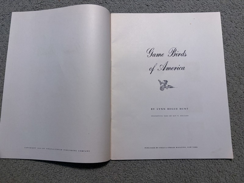 Lynn Bogue Hunt - Game Bird Painting Print Set (12 of 12) - w/ Guide Book - 1944 gallery