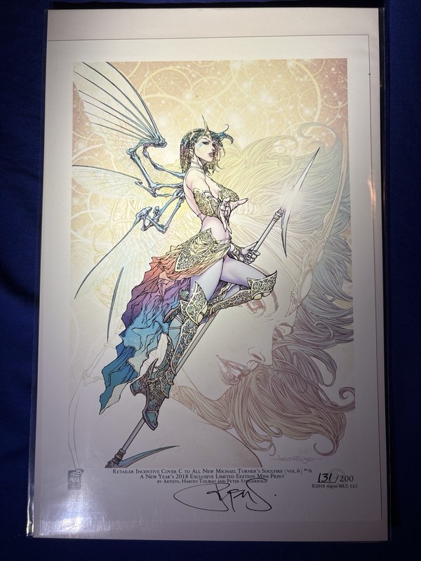 Michael Turner’s Soulfire (Vol. 6) #6 | Ltd Ed Mini Print 131/200 W/Sig