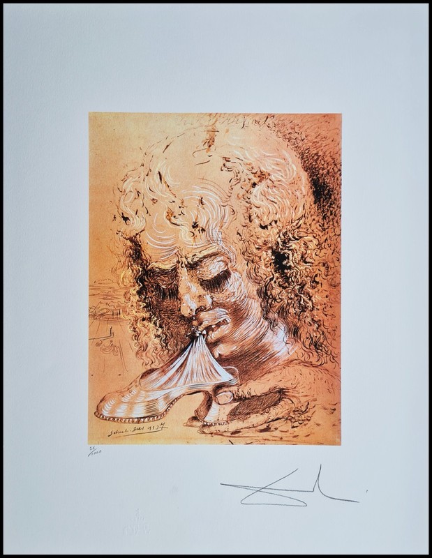 Salvador Dali Cannibalism 25 5/8×19 11/16in Signed Lithograph Limited 56/1000