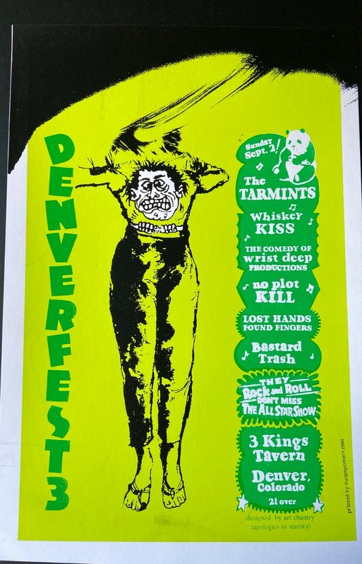 Denverfest 3: 2007, 13 Prints for 13 Shows, Screen Printed Poster Series