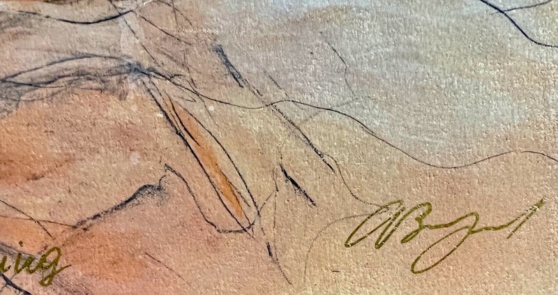 Gary Benfield DAY DREAMING Hand Signed Limited Edition Serigraph Art gallery