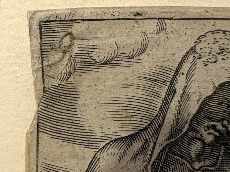 MAERTEN VAN HEEMSKERCK 16th c. Dutch Engraving on Laid Paper BOOK OF JOB 1563 gallery