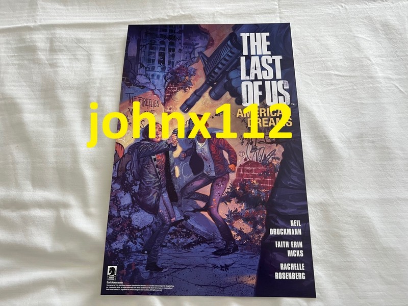 SDCC 2025 – The Last of Us – Promo Poster SIGNED by Neil Druckmann Autograph PS3