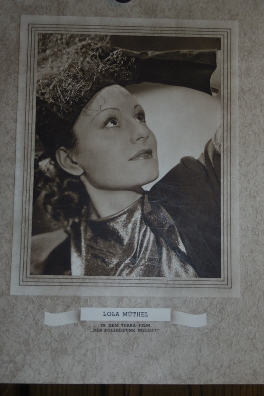 Lola Müthel -- poster poster - in the Terra movie - the police radio - 26.5 x 37.0 --