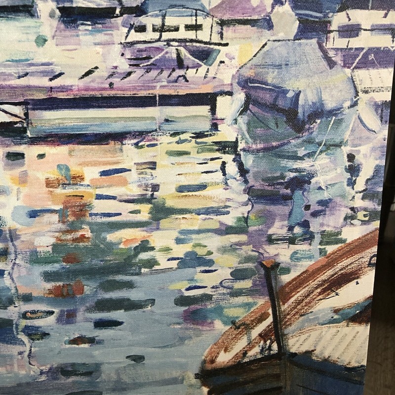 Peter Graham 1996 Riviera Yachts 18” x 24” Wrapped Canvas Giclee Ink Print gallery