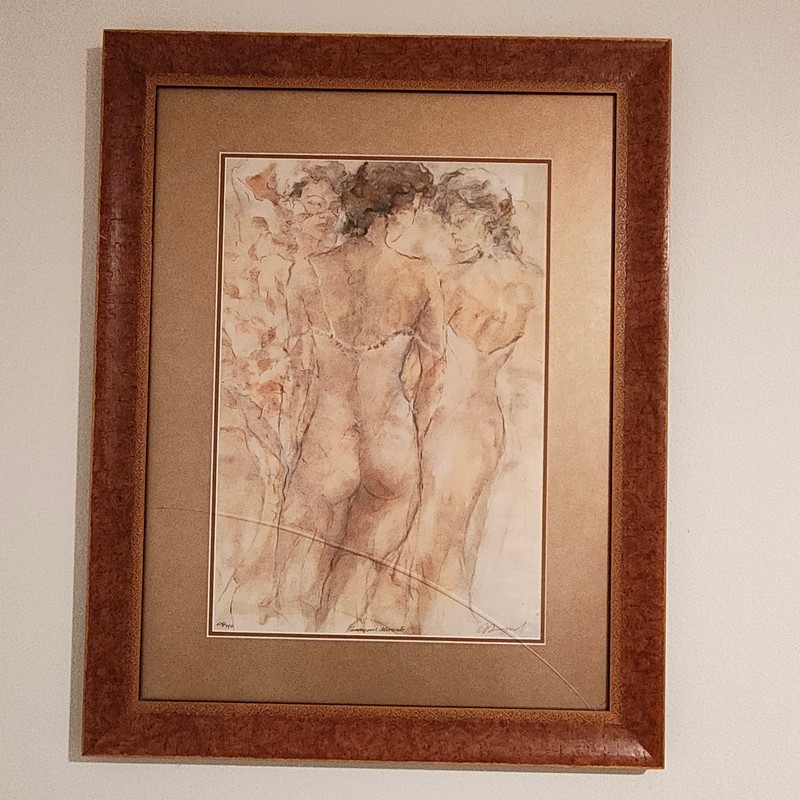 Gary Benfield Framed Seriolithograph "Tranquil Moments" Signed Numbered 615/750 gallery