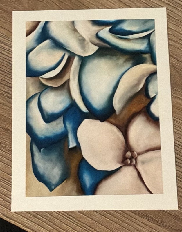 5×7 Signed Print Of Oil Painting By Saha Lehto AP 10/20, COA Hydrangeas