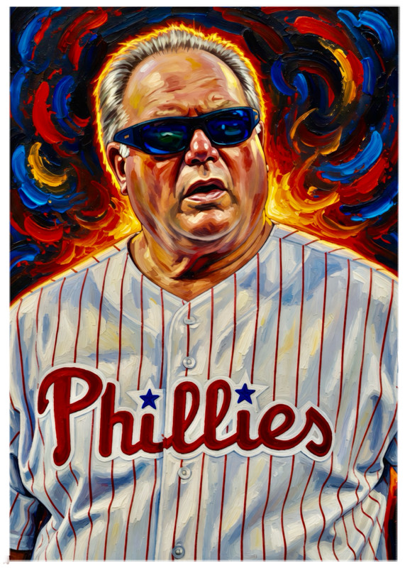 GREG LUZINSKI * Philadelphia Phillies * BASEBALL * Illustrated Art Card * ACEO