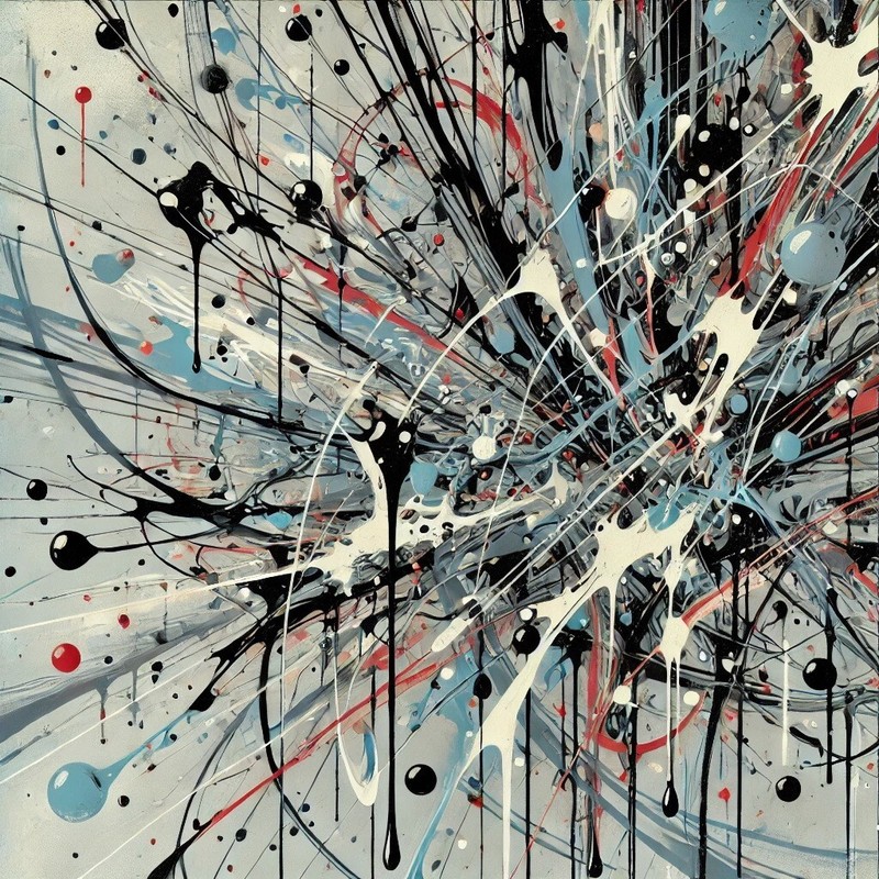 «EXPLOSIVE» #10/50 Original Canvas Art Autographed Gregory Hugh Leng