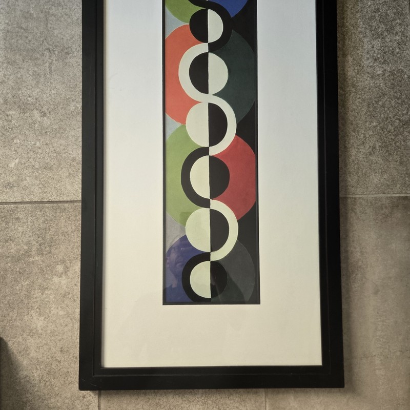 Robert Delaunay Endless Rhythm Framed Print Modern Orphist Art 42x18.5" gallery