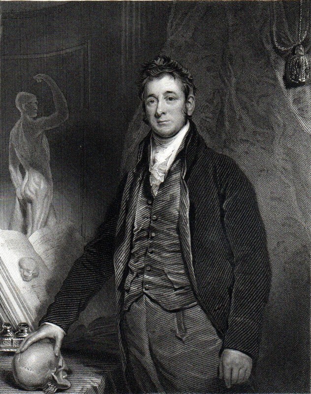 SIR ANTHONY CARLISLE 1842 John Henry Robinson * James Sands ANTIQUE ENGRAVING