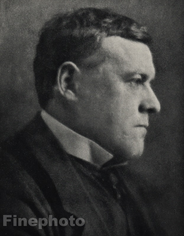 1908/66 Hilaire Belloc Literature England Vintage Photo Art Alvin Langdon Coburn