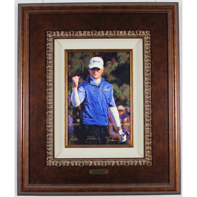 «Zack Johnson – 2007 Masters Champion» by Scott Medlock a Giclee on Canvas