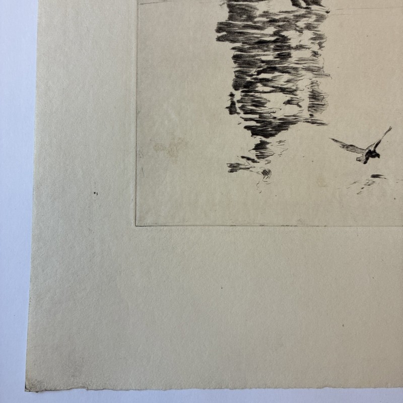 Philip Kappel Etching “In the Caribbean" Sailboat gallery