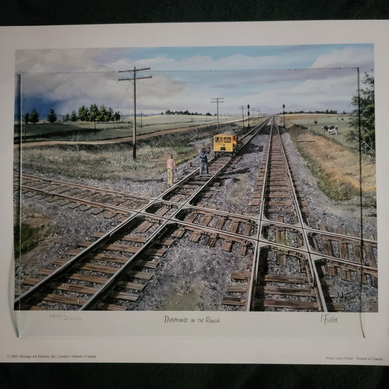 «Diamond In The Rough» Print By Larry Fisher Signed Numbered 469/2100