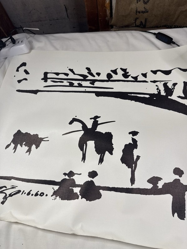 Picasso Bullfight Canvas Reprint Lambert Studios Vintage gallery