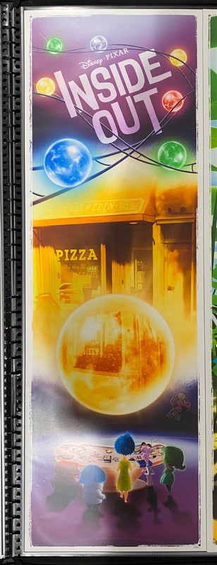 Lot of 3 Ben Harman Prints, INSIDE OUT, A Bug’s Life, UP, Disney Pixar, 12x36 gallery