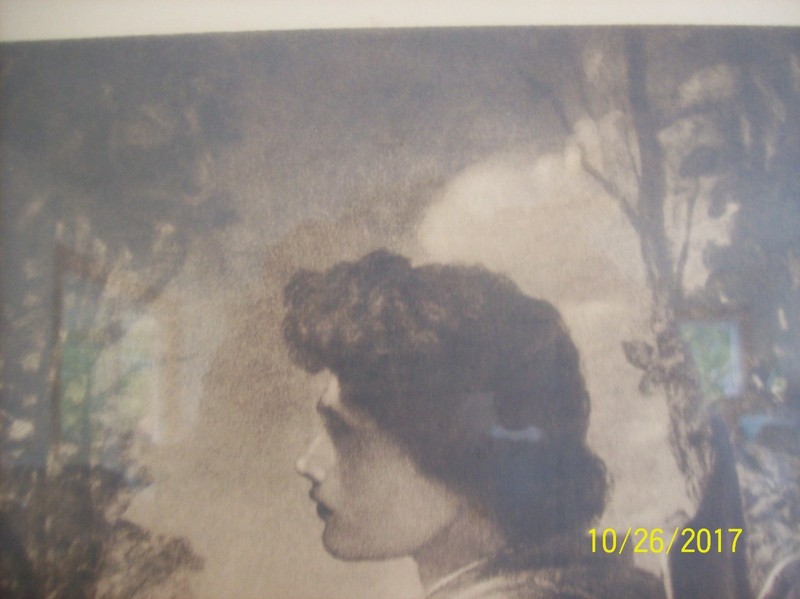 George Frederic Watts "Sir Galahad" Antique Print Renaissance style artwork gallery