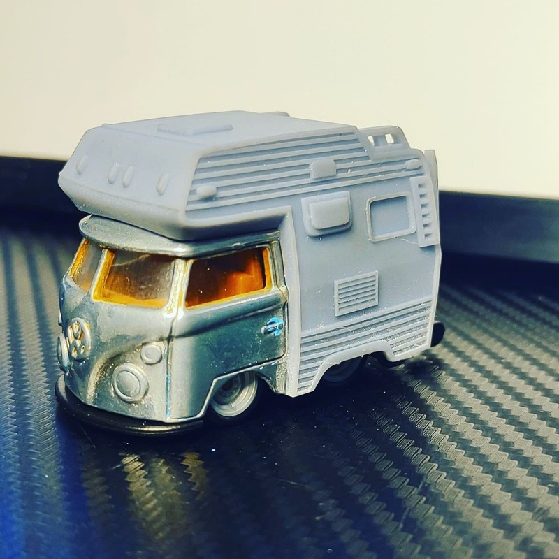 1/64 3d Printed Hot Wheels Kool Kombi Camper