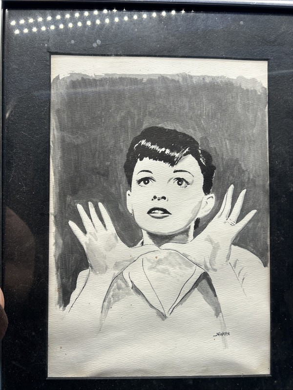 Vintage Audrey Hepburn By Lamina De Irene Celic Framed Wall Art Home Decor 16*12 gallery