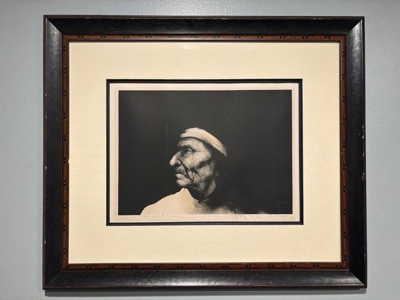 Frank Howell Lithograph «Moments, New Moon, 1977» Signed 60/75 With COA