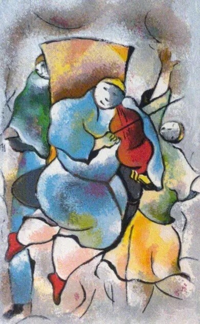 David Schluss » Untitled Dancing Figures » MAKE OFFER #DSSBA
