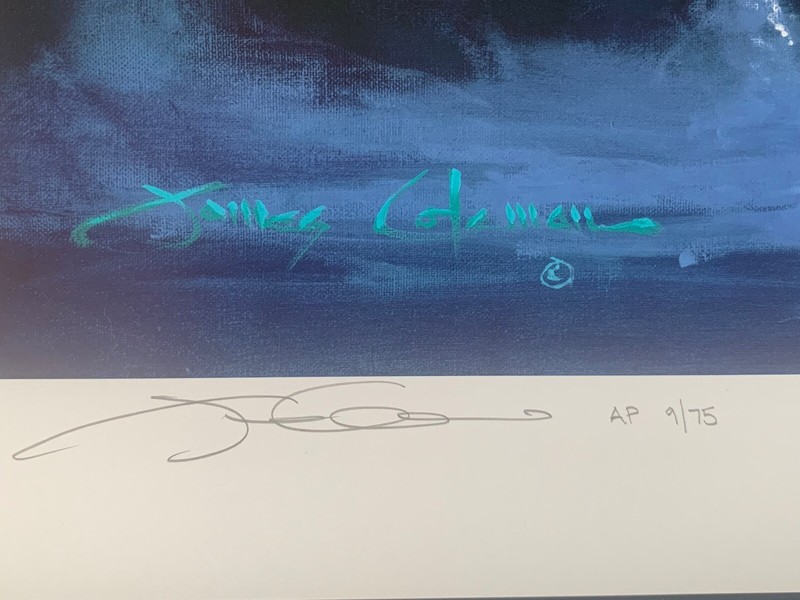 James Coleman ARTIST PROOF  Number 31/75 Limited Edition Litho ~ Ocean Paradise gallery