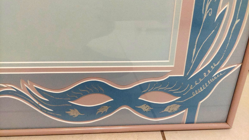 Mardi Gras Framed Woman in Mask Richard Eli Numbered #395 gallery