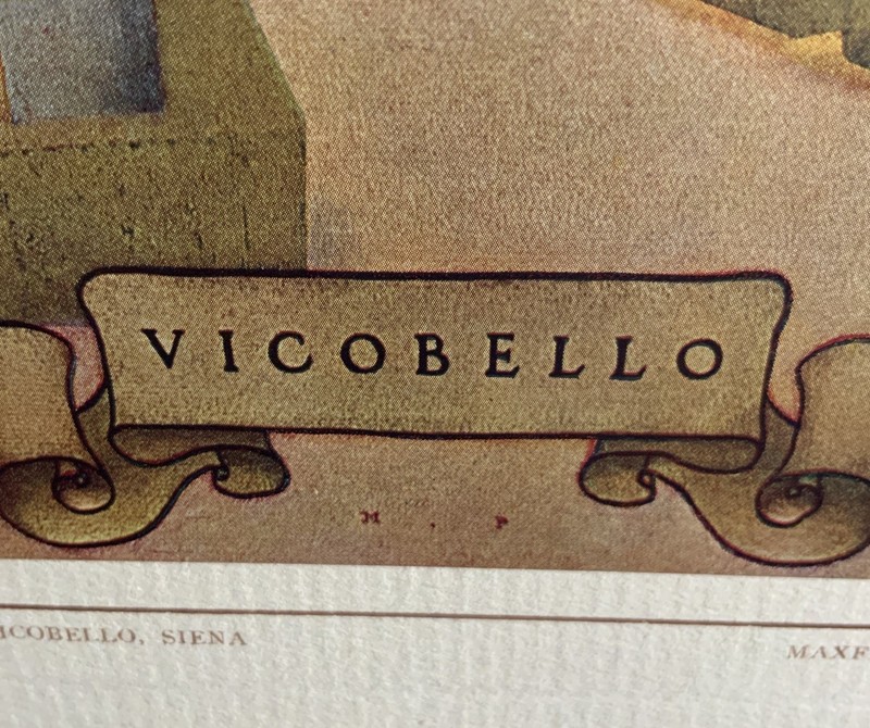 Maxfield Parrish “Vicobello” Original Print From The 1912 Jansen Portfolio Nice gallery