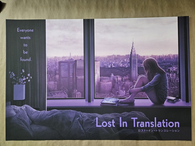 Andrew Rowland Lost in Translation Charlotte Dawn art print poster Mondo Taylor