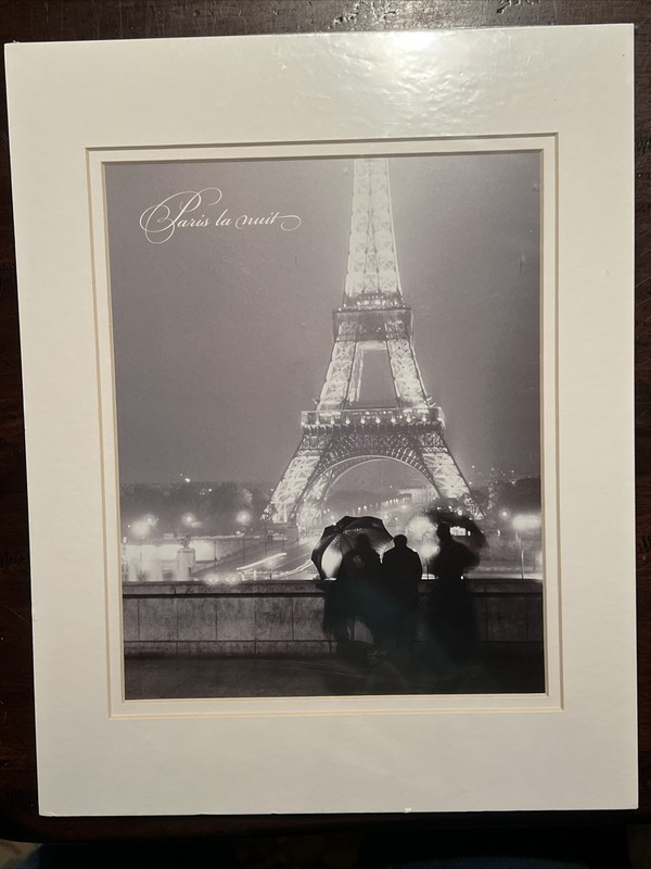 Paris la Nuit at Night Lithograph 2001 Portal Stephen Simpson France 11 x 14 in
