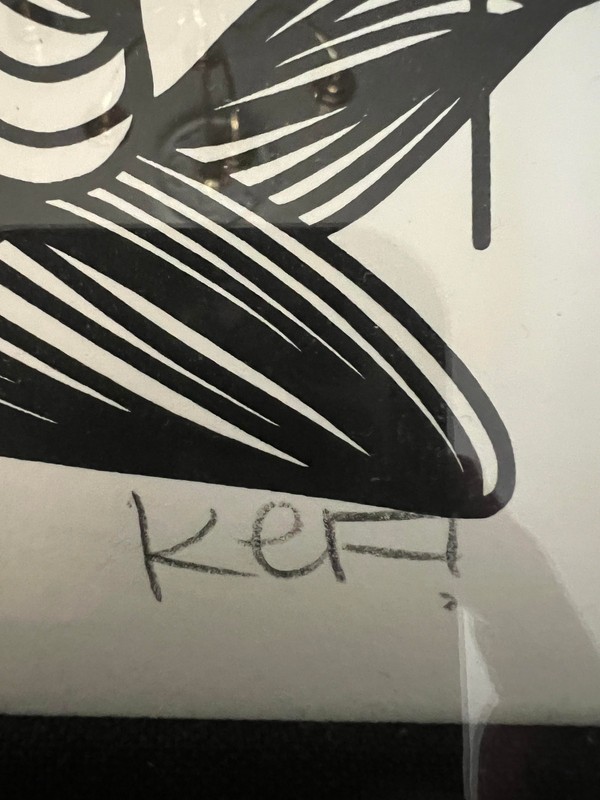 KEF! SIMON ROHLEN CALM TRANSITION #14 EA 9/25 WITH COA gallery